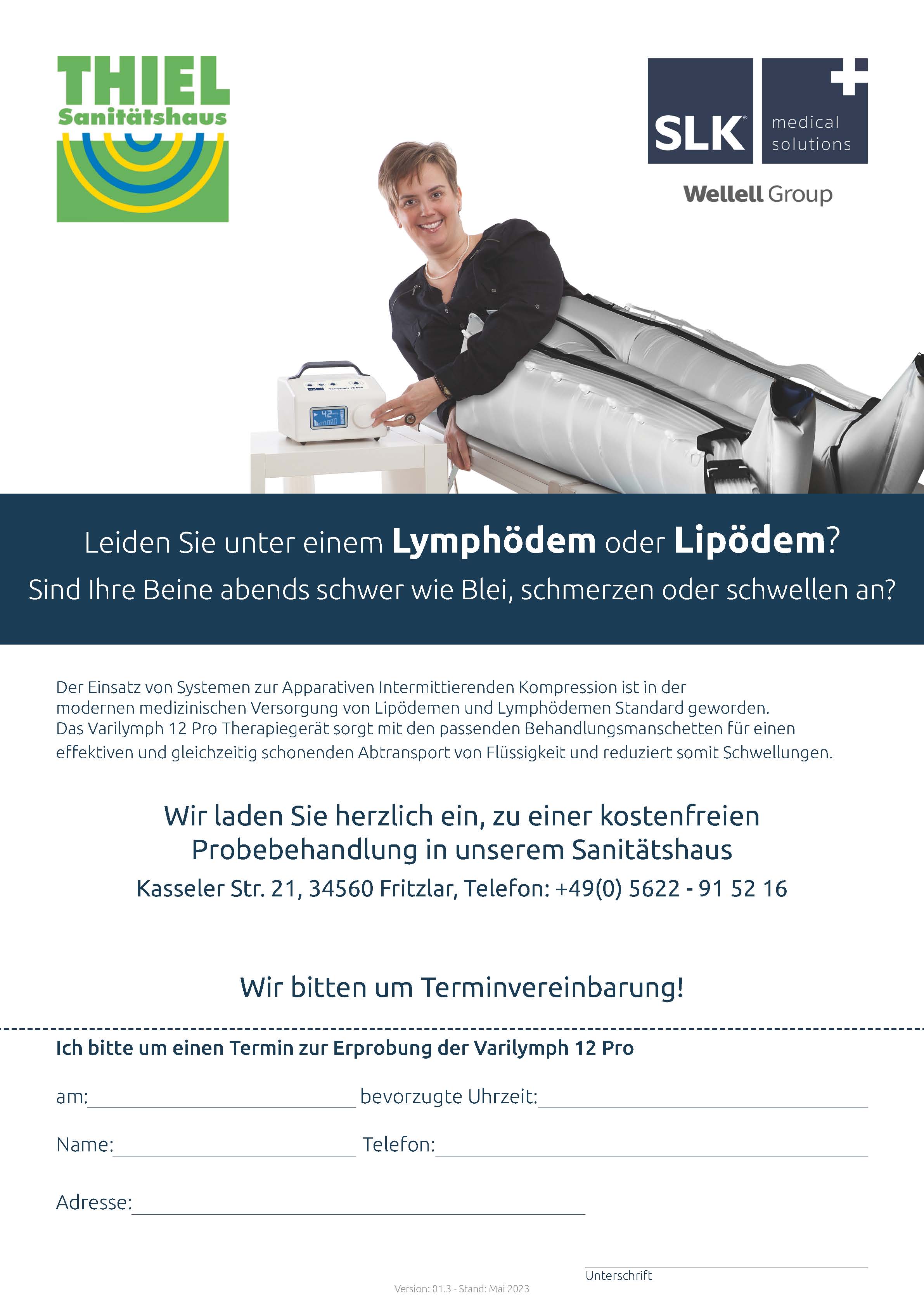 Flyer Kennenlernaktion SLK Aktionstag